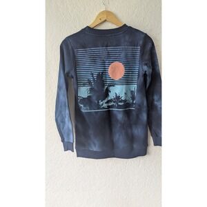 The Beach Boys Navy Blue Tie-Dye Graphic Sweatshirt XS Band Merch 2024